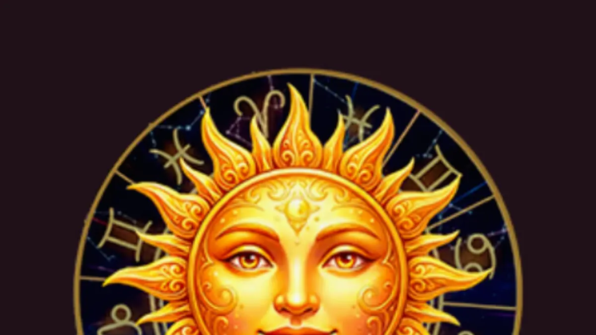 Tampilan visual slot Celestial Revolutions dengan tema zodiak dan kosmik